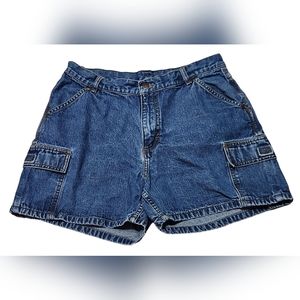 Vintage Y2K Riders Jean Cargo Shorts, sz 12